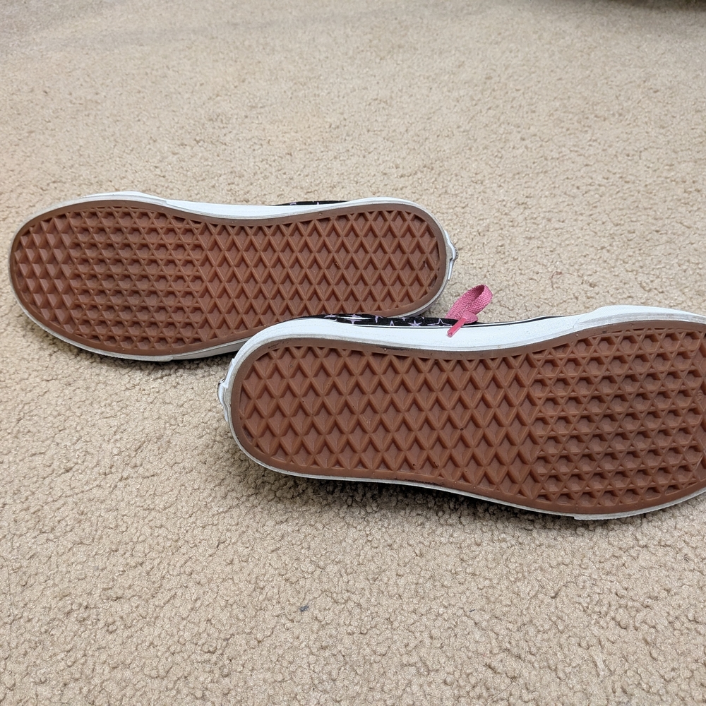 Vans Size 10 Stylish Black and Pink Women's Sneakers - Picture 5 of 5